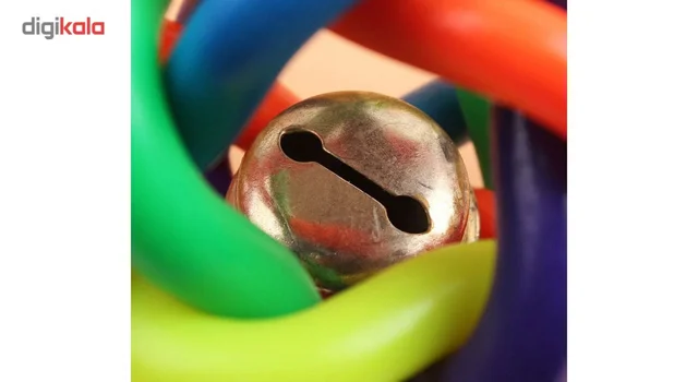 توپ اسباب بازی سگ تو در تو مدل Juguetes Perro Ball-S با زنگوله داخلی، جنس لاستیک قابل انعطاف-11.webp